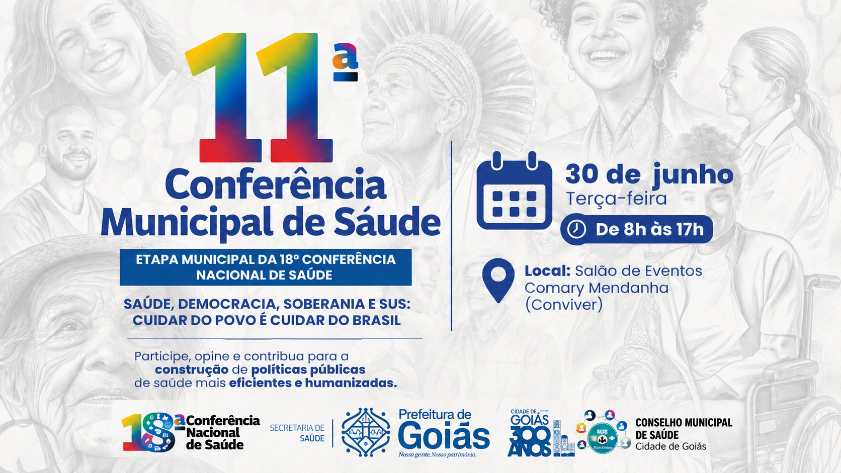 11ª Conferência Municipal de Saúde de Goiás-GO